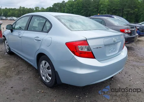 2012 Honda Civic Lx from USA, damaged, VIN 2HGFB2F50CH593119